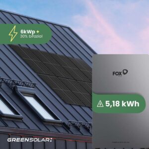 Solaranlage Universaldach 6kWp mit Speicher 5,18 kWh