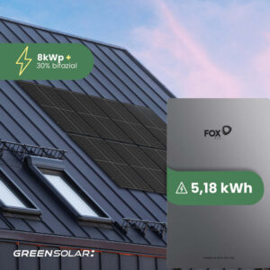 Solaranlage Universaldach 8kWp mit Speicher 5,18 kWh