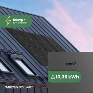 Solaranlage Universaldach 10kWp mit Speicher 10,36 kWh