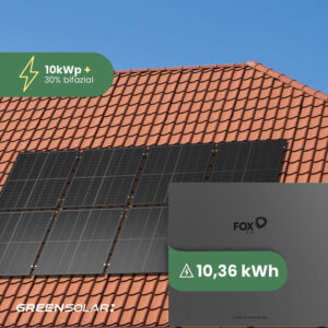 Solaranlage Ziegeldach 10kWp mit Speicher 10,36 kWh