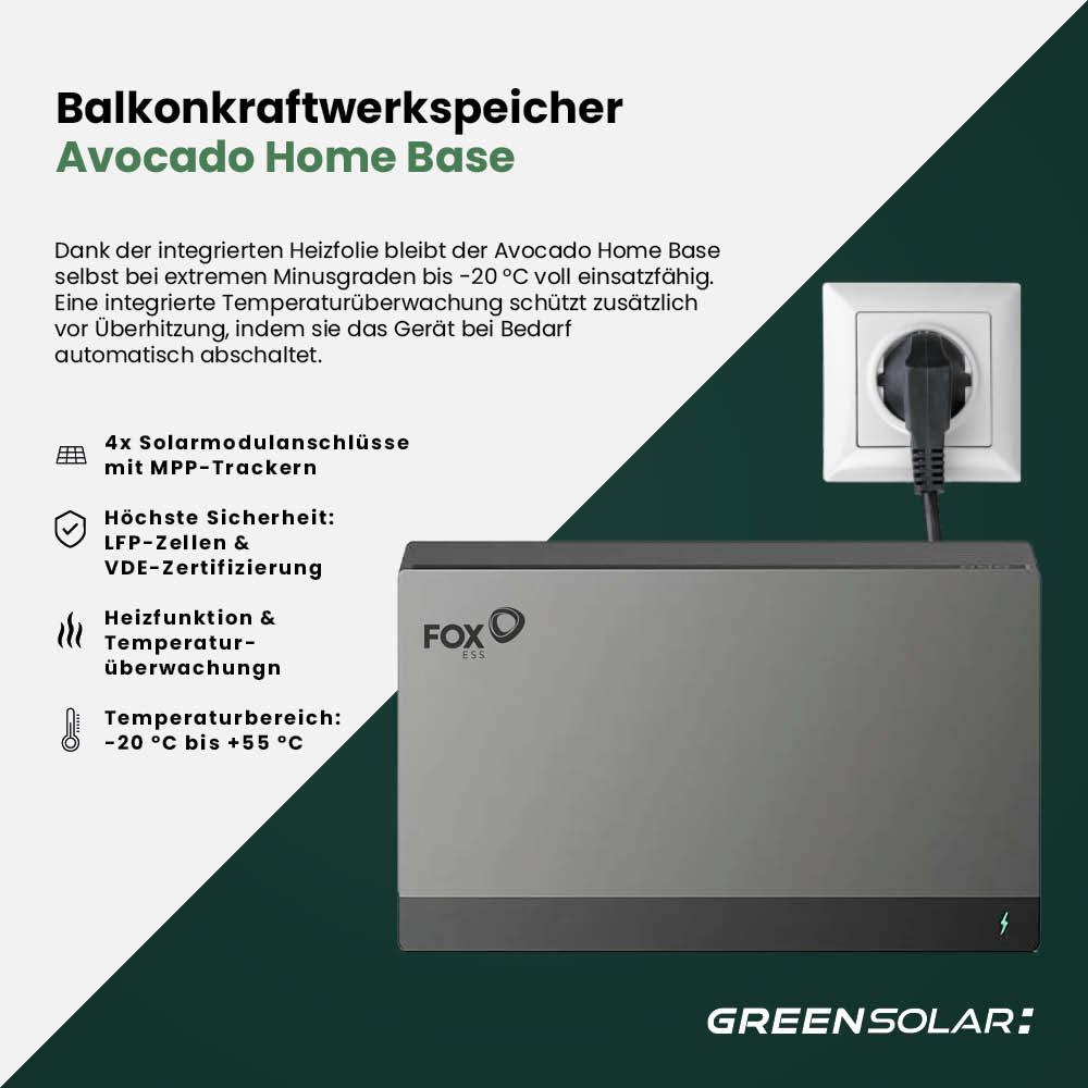 Balkonkraftwerk-Speicher Avocado Home Base 2 kWh – Bild 4