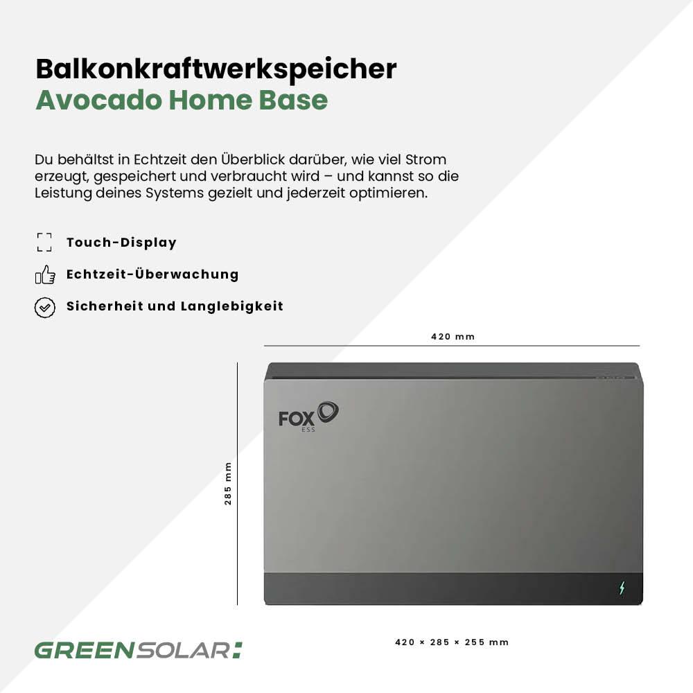 Balkonkraftwerk-Speicher Avocado Home Base 2 kWh – Bild 6